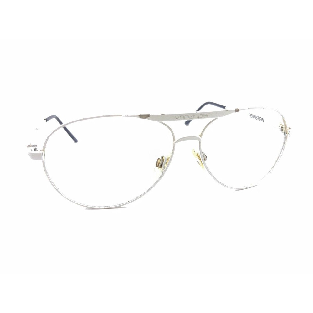 Von Zipper Fernstein White Aviator Sunglasses Frames 140 Designer Men Women